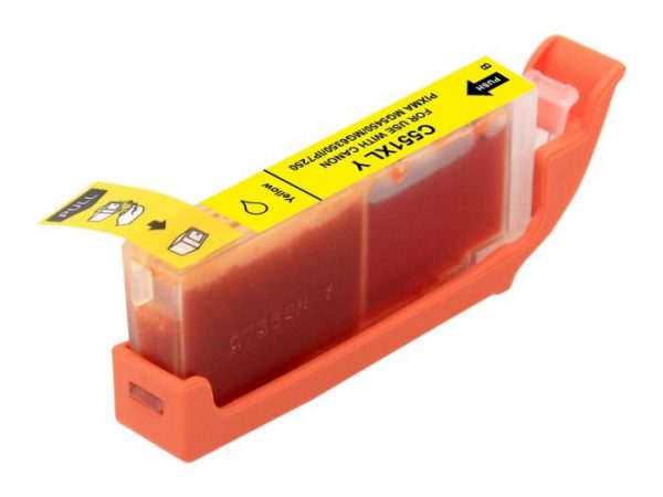 Compatible High Capacity Yellow CLI-551XL Ink Cartridge