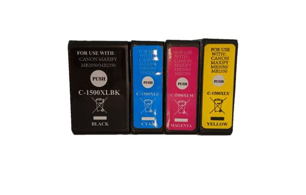 Compatible High Capacity BK,C,M,Y 1500XL Multipack Ink Cartridge (Pack of 4)