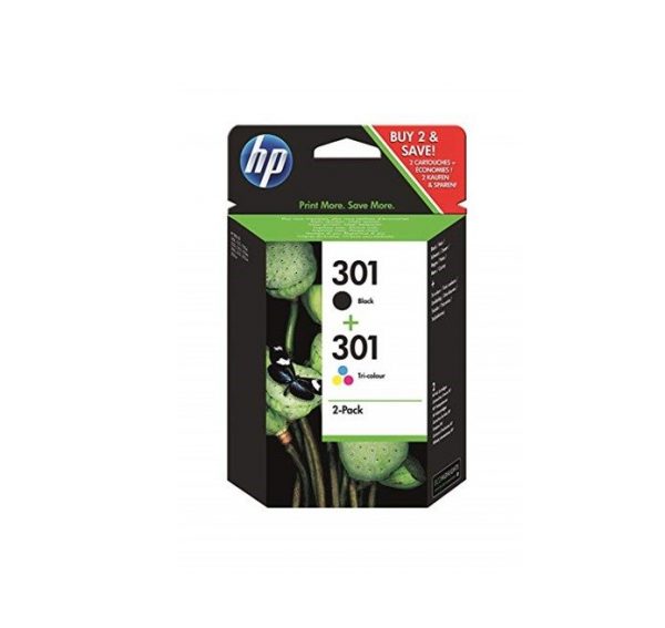 Genuine Hp 301 Black And Tri Colour Ink Cartridge Combo Pack Gb Cartridges 7188