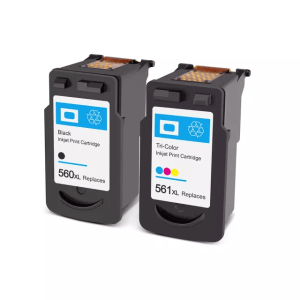 Compatible High Capacity Black PG-560XL / Tri Colour CL-561XL  Multipack Ink Cartridges