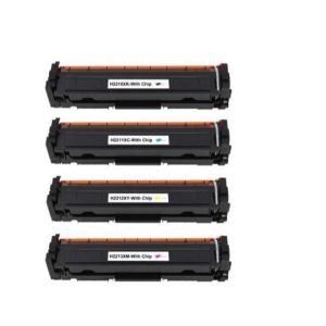 Compatible High Capacity 207X 4 Colour Toner Cartridge Multipack (W2210X, W2211X, W2212X & W2213X)