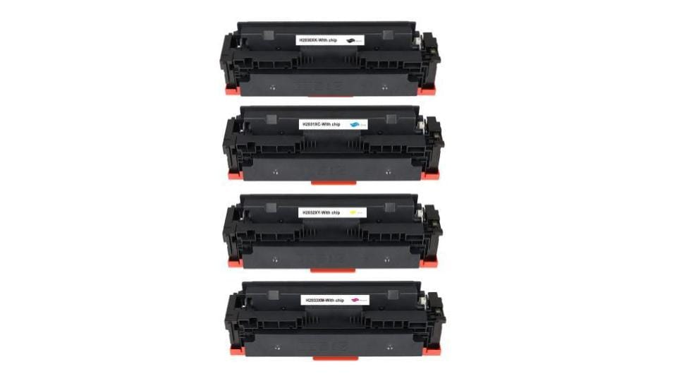 Compatible HP High Capacity 415X 4 Colour Toner Cartridge Multipack (W2030X, W2031X, W2032X & W2033X)