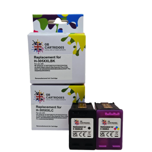 Compatible HP 305XXL Black & Tri‑Colour High‑Capacity Ink Cartridge Multipack – GB Cartridges